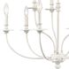 Hartford 9 Light 29 inch Farmhouse White Chandelier Ceiling Light
