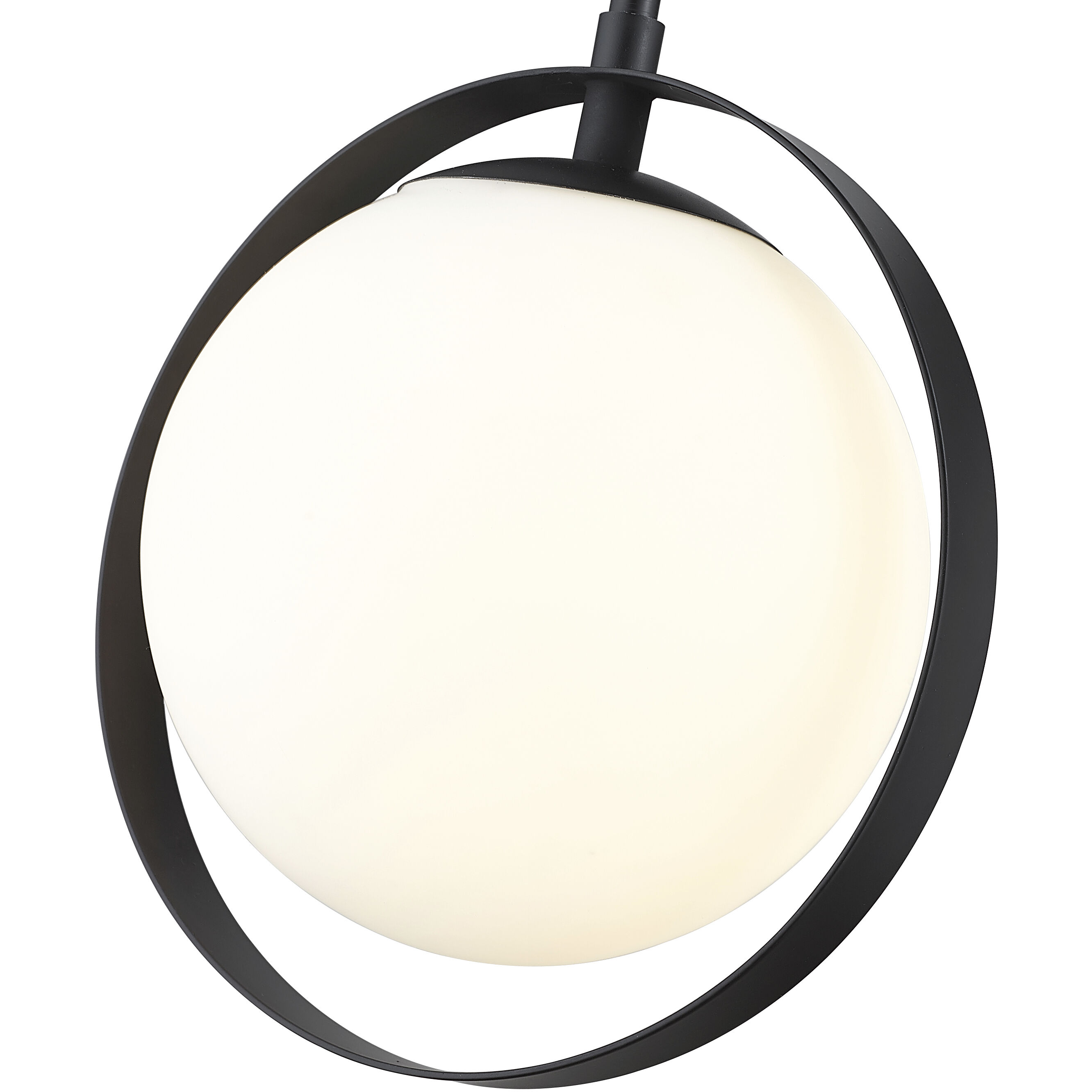 Midnetic 1 Light 8 inch Matte Black Pendant Ceiling Light