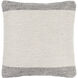 Latvia 22 X 22 inch Light Silver/Light Grey/Off-White/Ash Accent Pillow