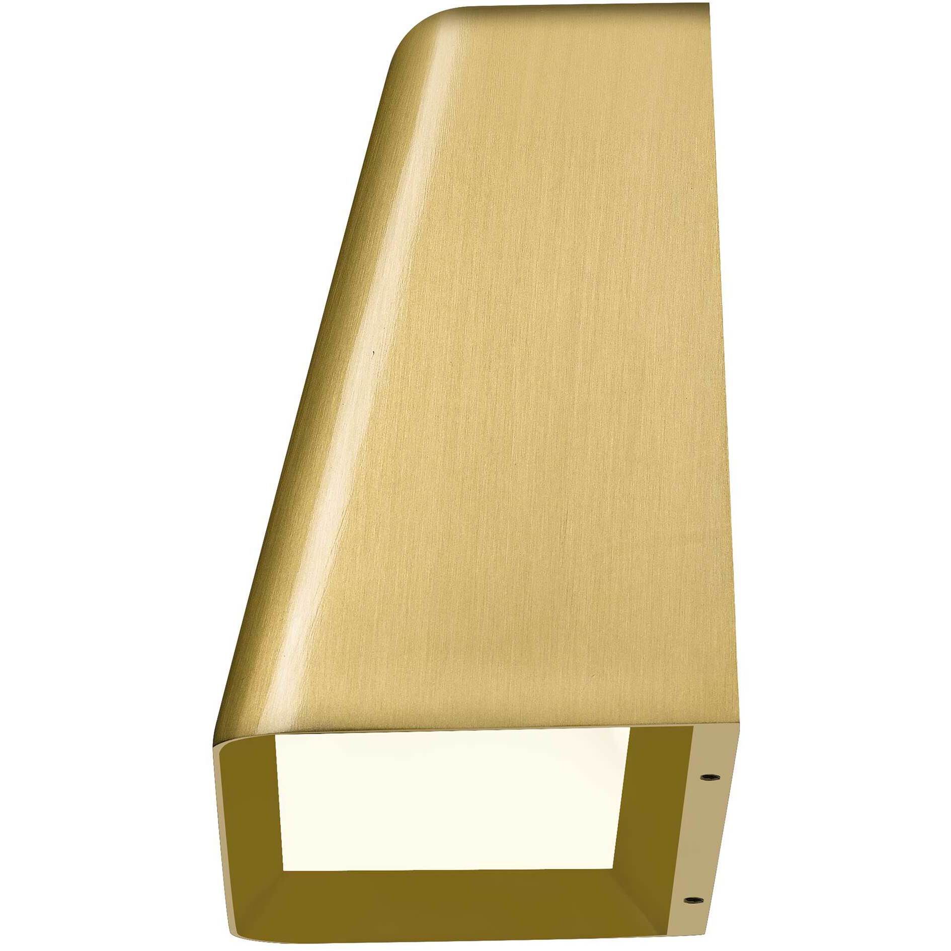 Bull LED 4.63 inch Brushed Brass Outdoor Wall Sconce