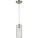 Roubaix 1 Light 5 inch Satin Nickel Mini Pendant Ceiling Light