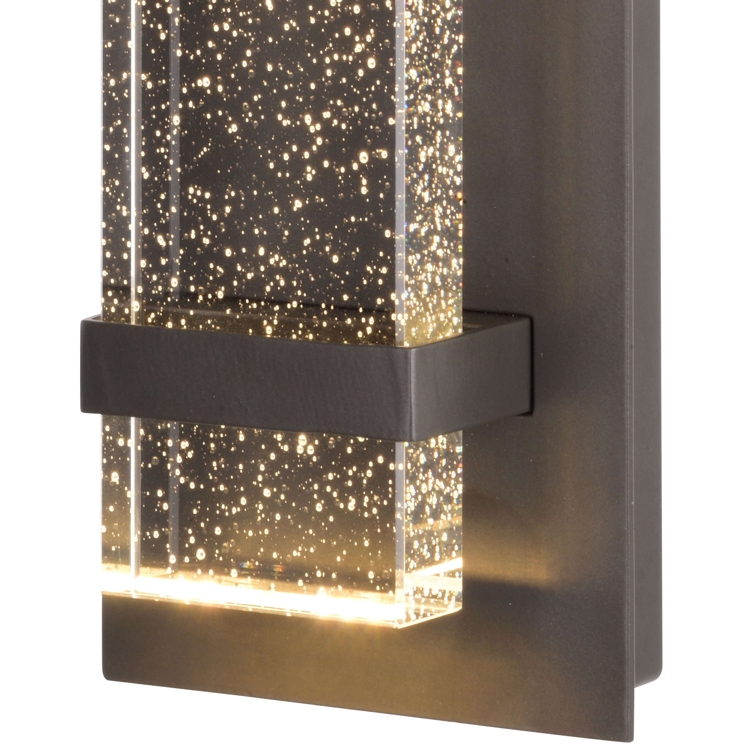 Wabash LED 13.75 inch Mystic Pewter Outdoor Wall