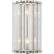 Elliot 2 Light 8.25 inch Polished Nickel Sconce Wall Light