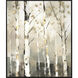 Birch Silhouette Beige and Brown and Green and Neutral Canvas
