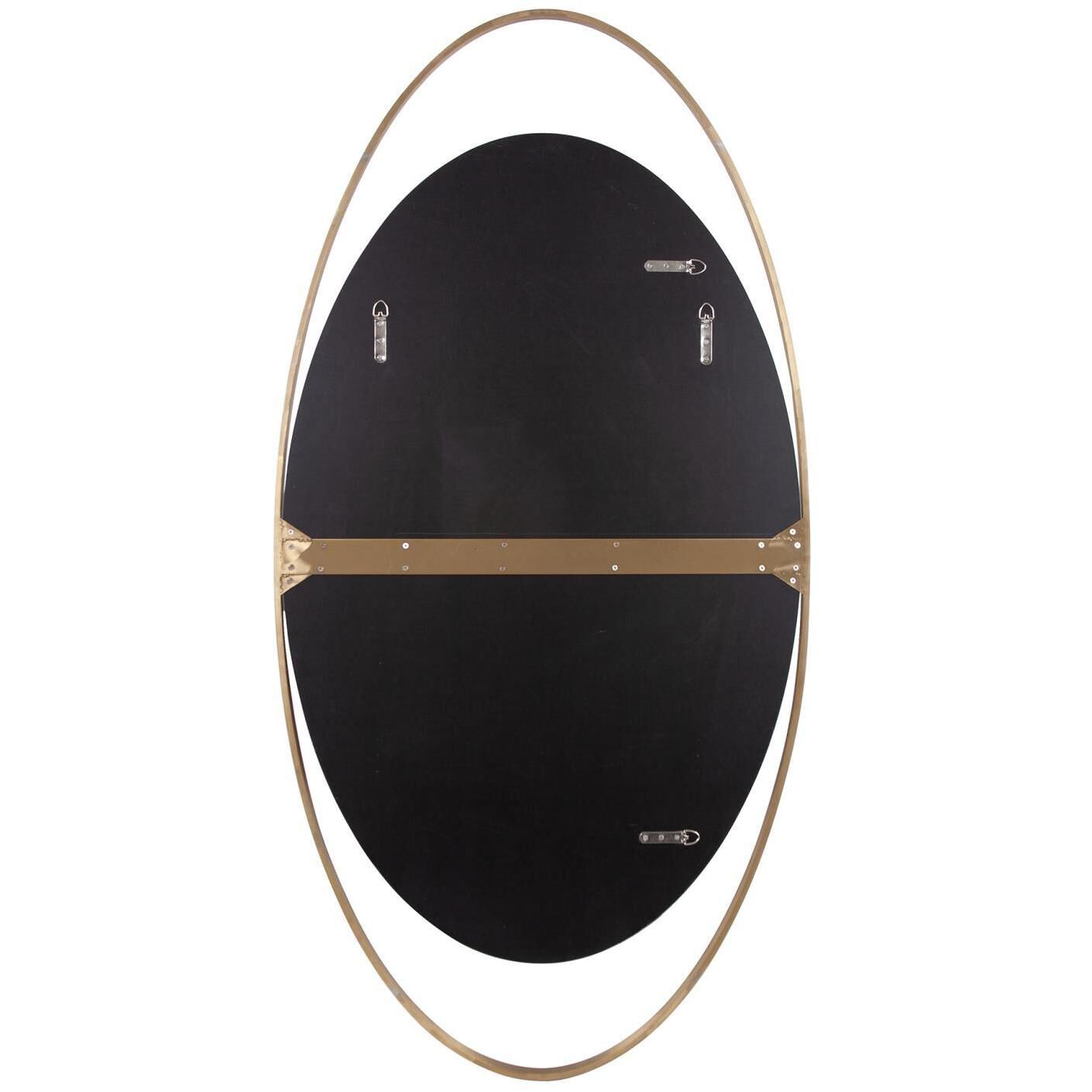 Nouvel 60 X 30 inch Antique Brass Mirror