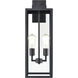Atless 2 Light 24 inch Powder Coated Black Outdoor Wall Lantern