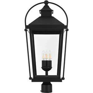 Luz 3 Light 27 inch Black Outdoor Post Light