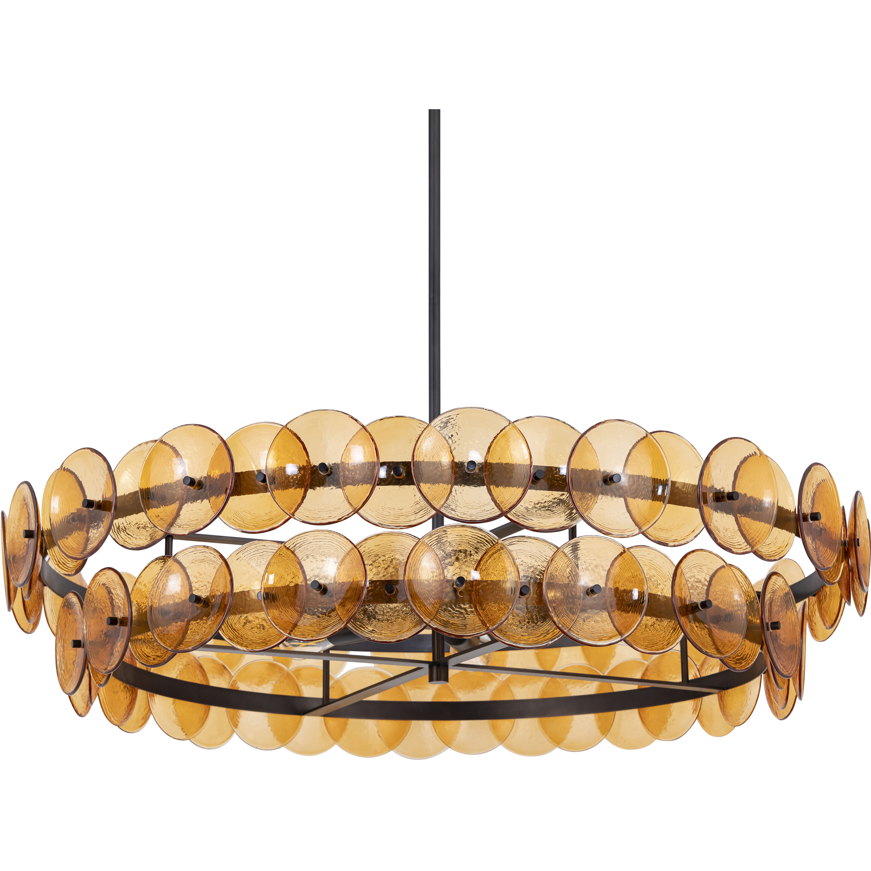 Loren 6 Light 42 inch Gunmetal Multi-Tier Chandelier Ceiling Light