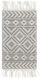 Farmhouse Tassels 36 X 24 inch Gray Rug in 2 x 3, Rectangle