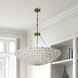 Coastlyn 8 Light 36 inch Legacy Brass Pendant Ceiling Light
