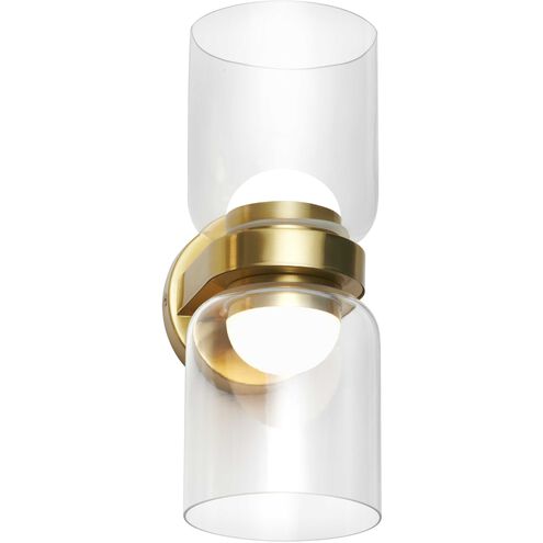 Nadine LED 4.75 inch Aged Brass Wall Sconce Wall Light