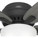 Newsome 52 inch Matte Black with Dark Gray Oak/Matte Black Blades Ceiling Fan