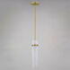 Vilo LED 4.5 inch Golden Brass Mini Pendant Ceiling Light