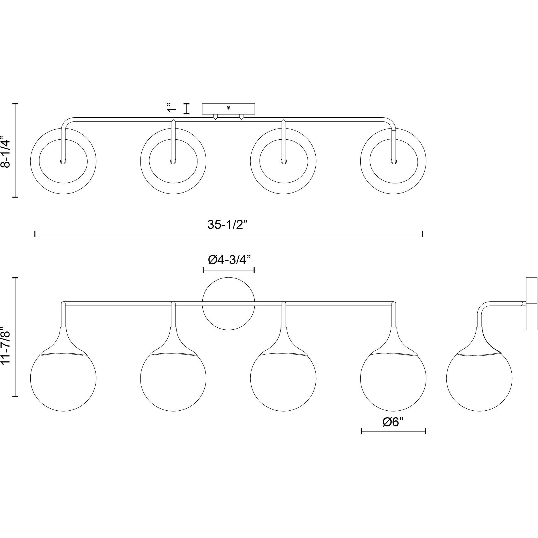 Alora Mood Nouveau Bath Vanity Light Wall Light in Aged Gold