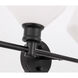 Gene 2 Light 19 inch Black Wall sconce Wall Light