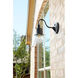 Torrey 1 Light 13 inch Noir Outdoor Wall Mount