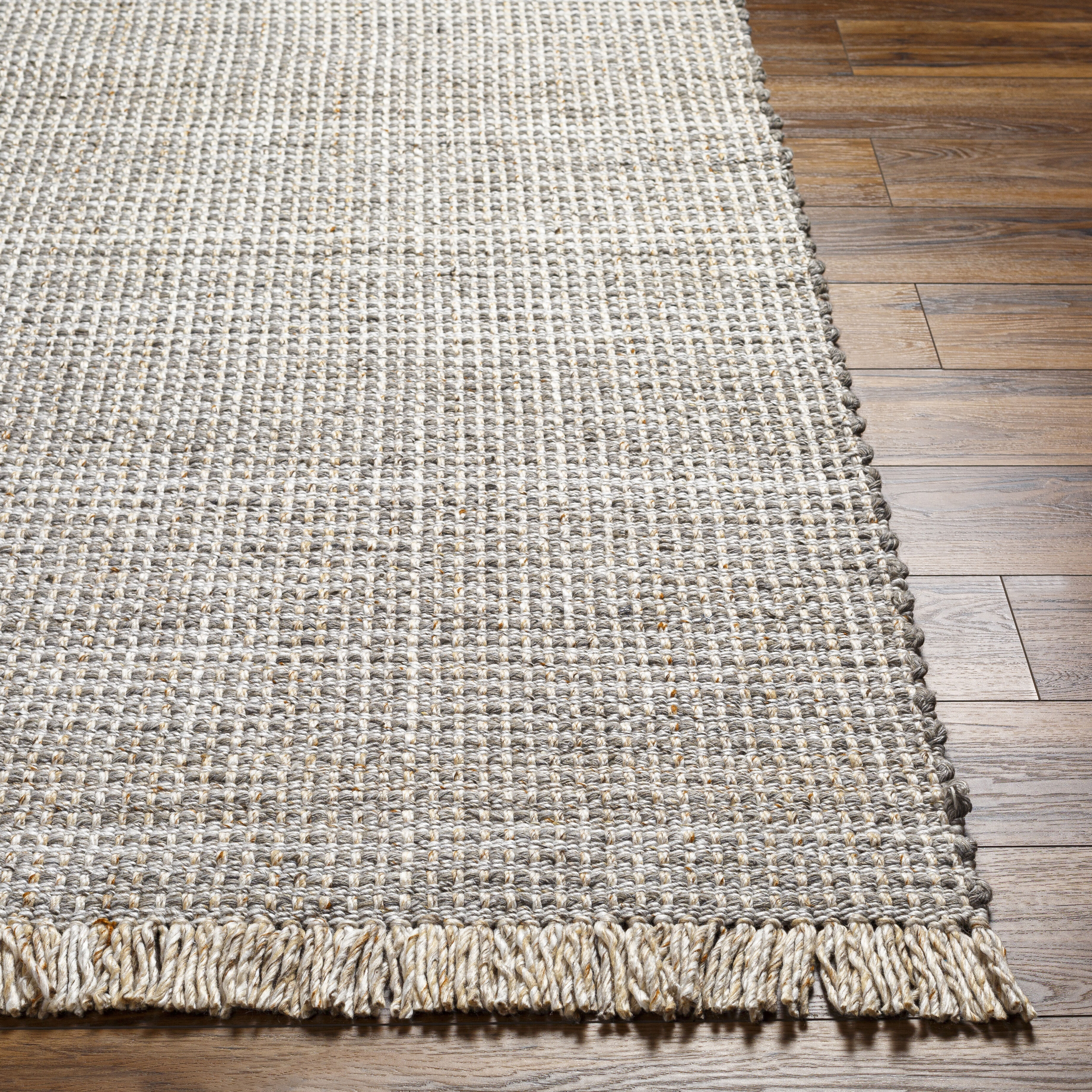 Sara 90 X 60 inch Gray Rug, Rectangle