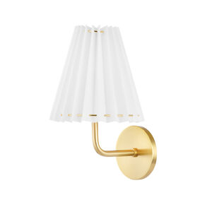 Demi LED 8 inch Aged Brass Wall Sconce Wall Light