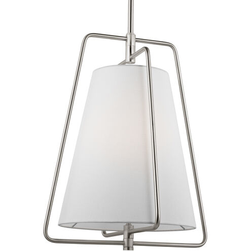 Allis 1 Light 15 inch Brushed Nickel Pendant Ceiling Light in Brushed Nickel Silver