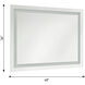 Mera 48 X 36 inch Might Bright White LED Wall Mirror