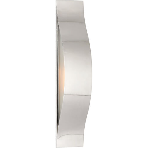 Kelly Wearstler Avant 2 Light 4.25 inch Polished Nickel Linear Sconce Wall Light, Medium