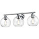 Andromeda 3 Light 24 inch Chrome Bath Vanity Wall Light