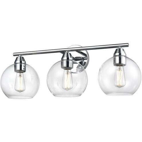 Andromeda 3 Light 24 inch Chrome Bath Vanity Wall Light