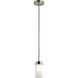 Independence LED 5 inch Brushed Nickel Mini Pendant Ceiling Light