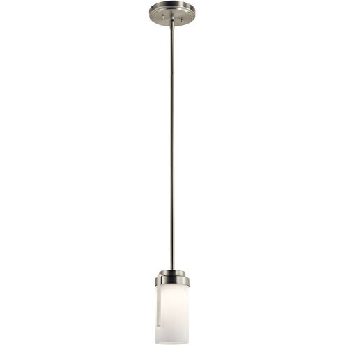 Independence LED 5 inch Brushed Nickel Mini Pendant Ceiling Light