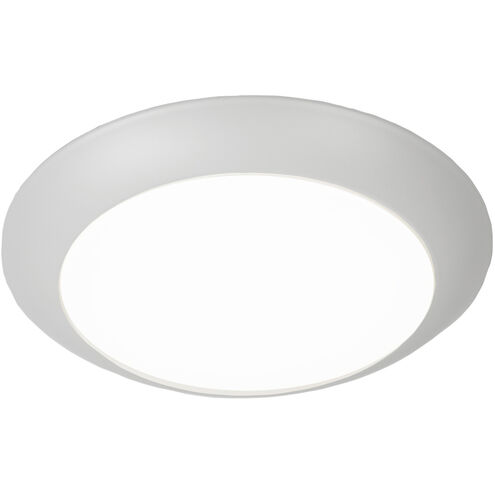 Disc LED 7.4 inch White Flush Mount Ceiling Light in 3000K