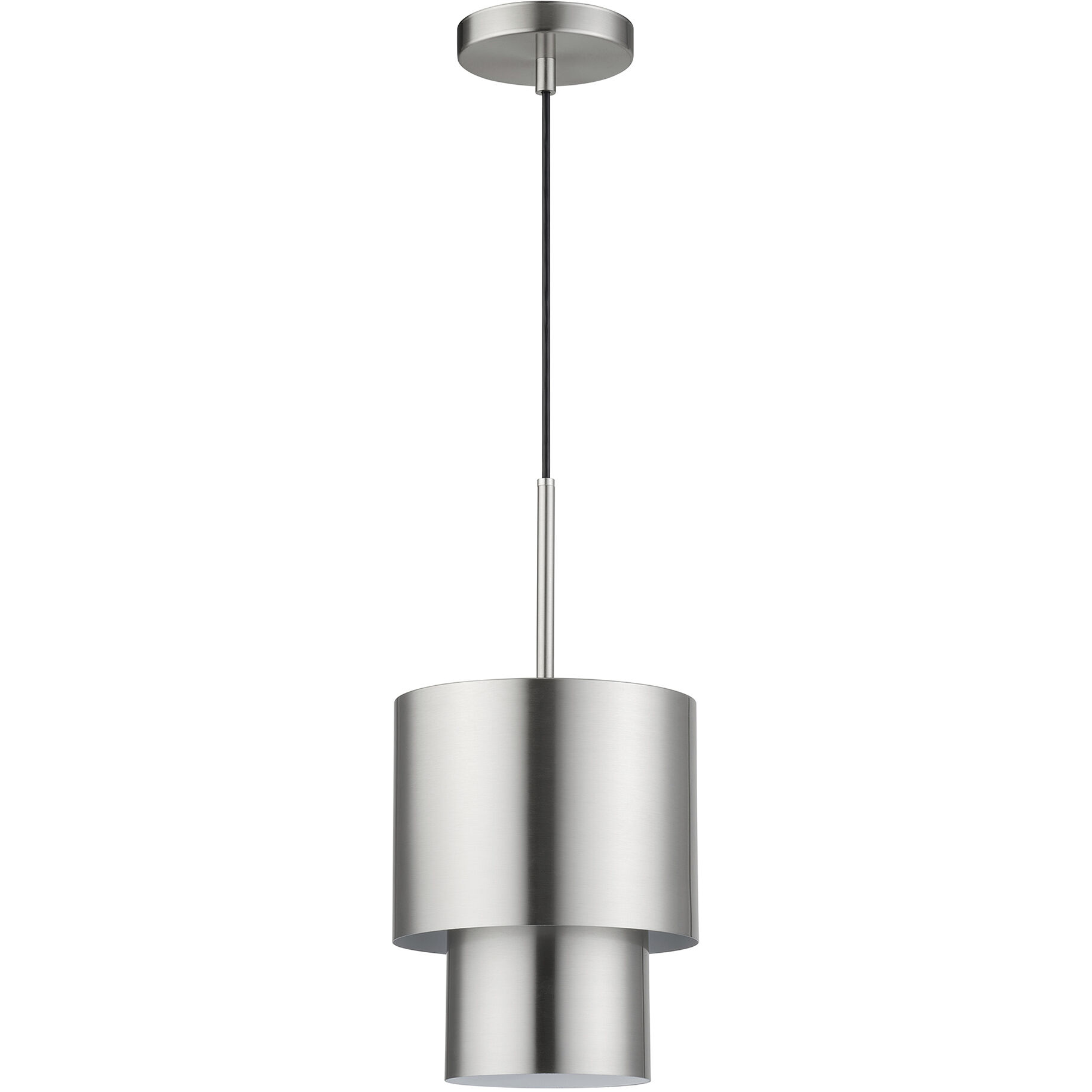 Zolana 1 Light 8.5 inch Brushed Nickel Mini Pendant Ceiling Light