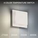 Greet LED 2.88 inch White ADA Wall Sconce Wall Light in 3000K, dweLED