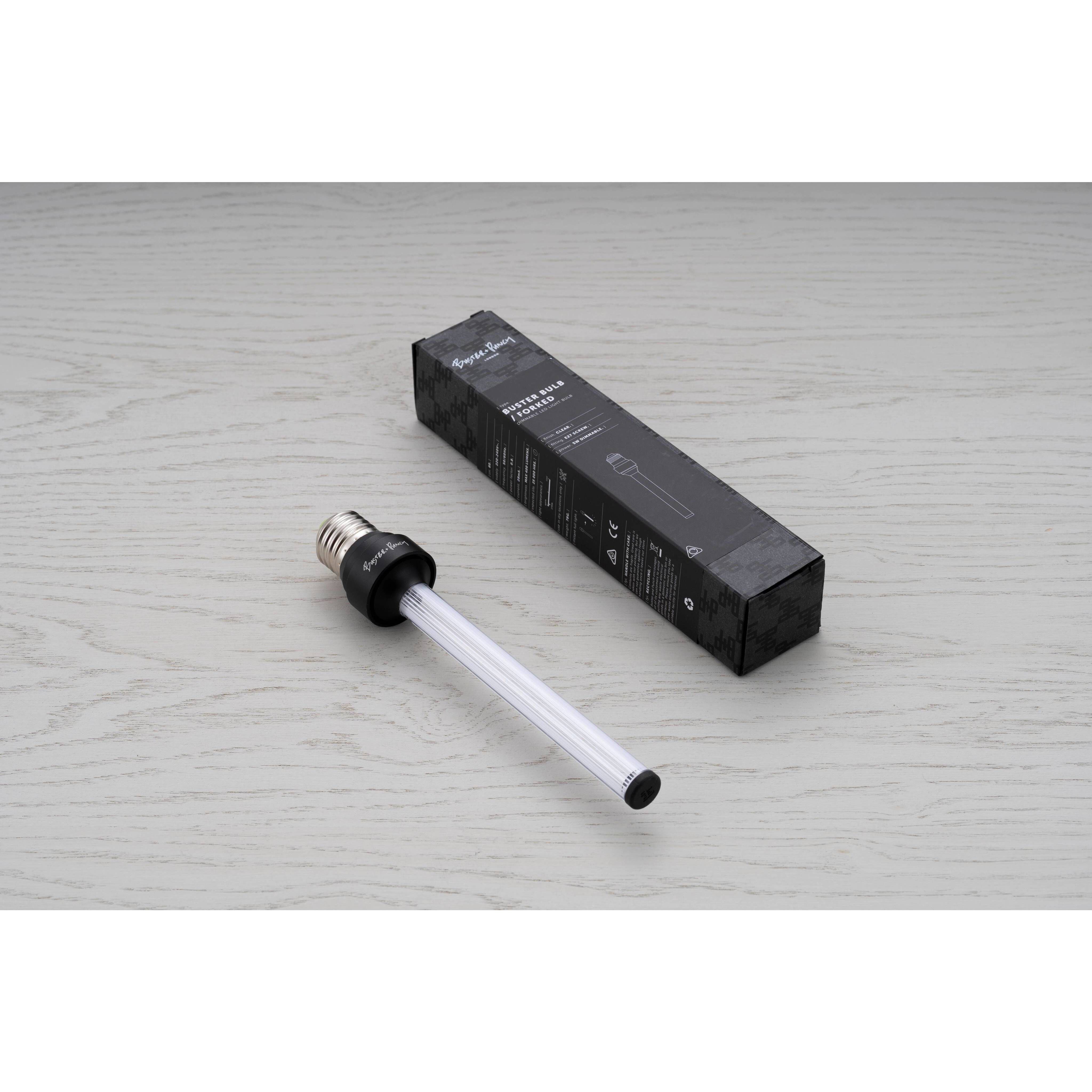 Buster LED E26 5.00 watt 120 2700K Light Bulb, Forked