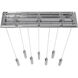Boa LED 11 inch Polished Chrome Pendant Ceiling Light