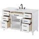 Virginia 54 X 35 inch White Bathroom Vanity Cabinet