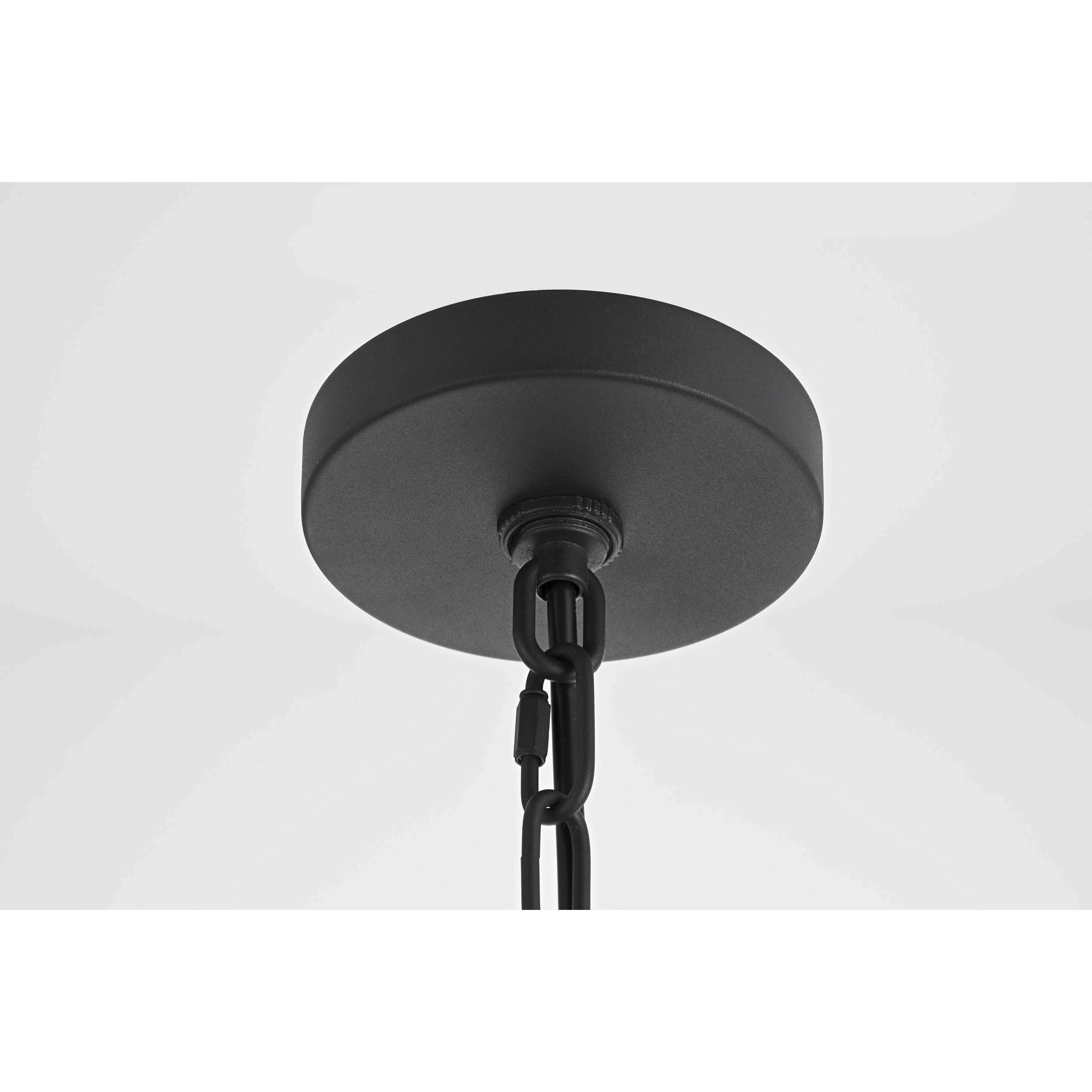 Gage 4 Light 12 inch Brown and Black Pendant Ceiling Light