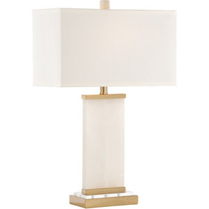 Frederick Cooper 28 inch 100.00 watt Natural White/Antique/Clear Table Lamp Portable Light 