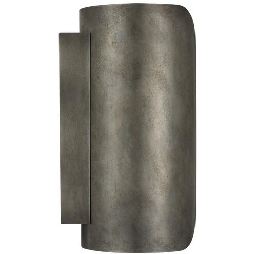 Anne-Marie Barton Armise Sconce Wall Light in Mottled Pewter