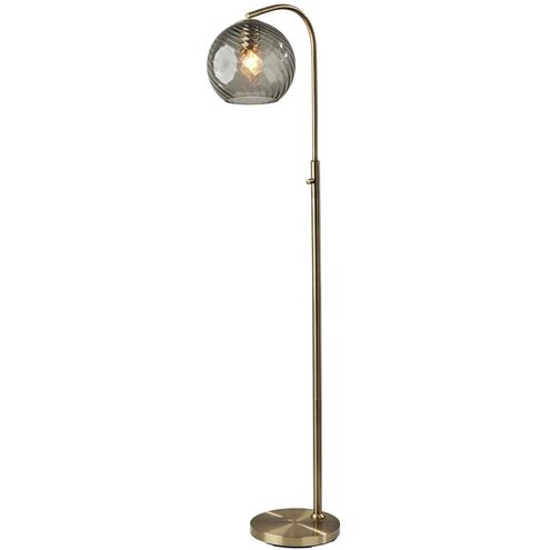 Camden 58.25 inch 60.00 watt Antique Brass Floor Lamp Portable Light