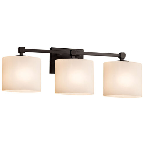Fusion 25 inch Matte Black Bath Bar Wall Light