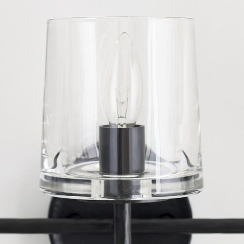 ED Ellen DeGeneres Marietta 3 Light 24 inch Aged Iron Vanity Light Wall Light