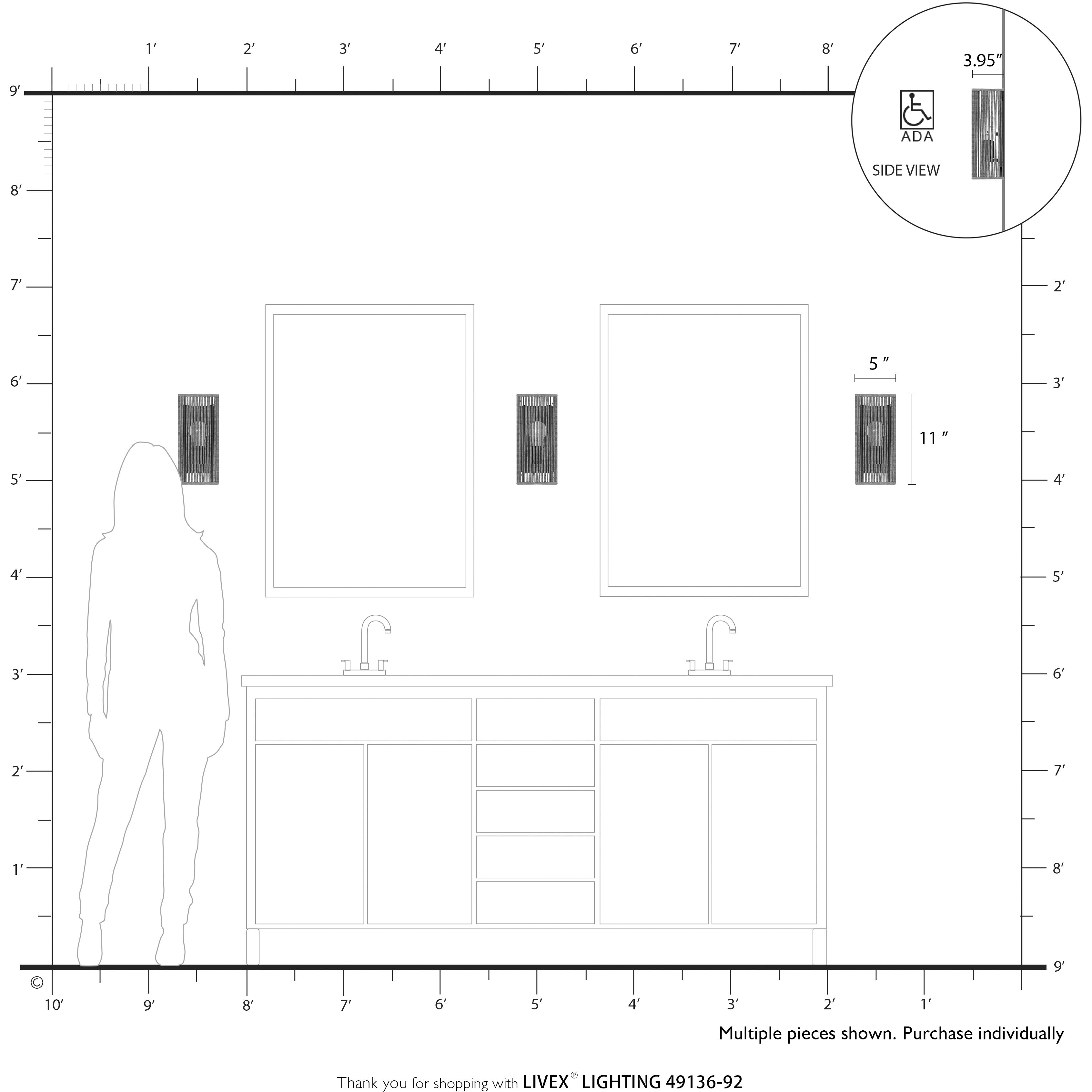 Acordia Wall Sconce Wall Light in English Bronze