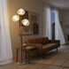 Bloom 72 inch 9 watt Weathered Brass Floor Lamp Portable Light