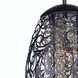 Arabesque 1 Light 6.5 inch Oil Rubbed Bronze Mini Pendant Ceiling Light in Cognac