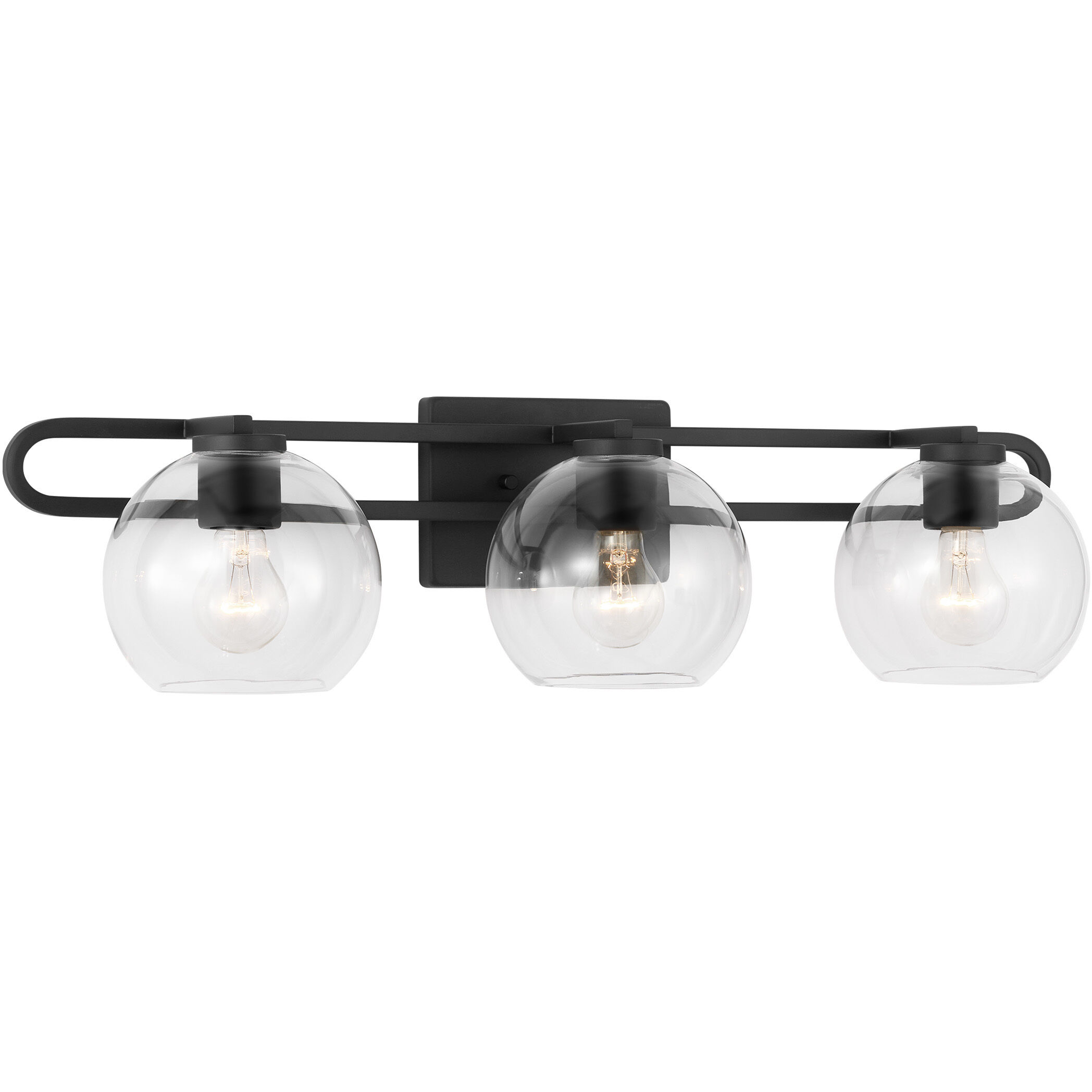 Codyn 3 Light 30 inch Midnight Black Bath Vanity Wall Light
