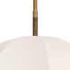 Lunaria 1 Light 24 inch Antique Brass Pendant Ceiling Light