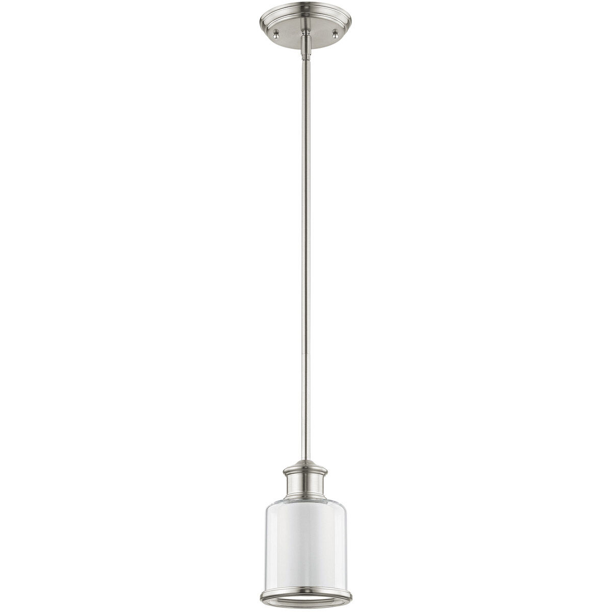 Middlebush 1 Light 6 inch Brushed Nickel Mini Pendant Ceiling Light