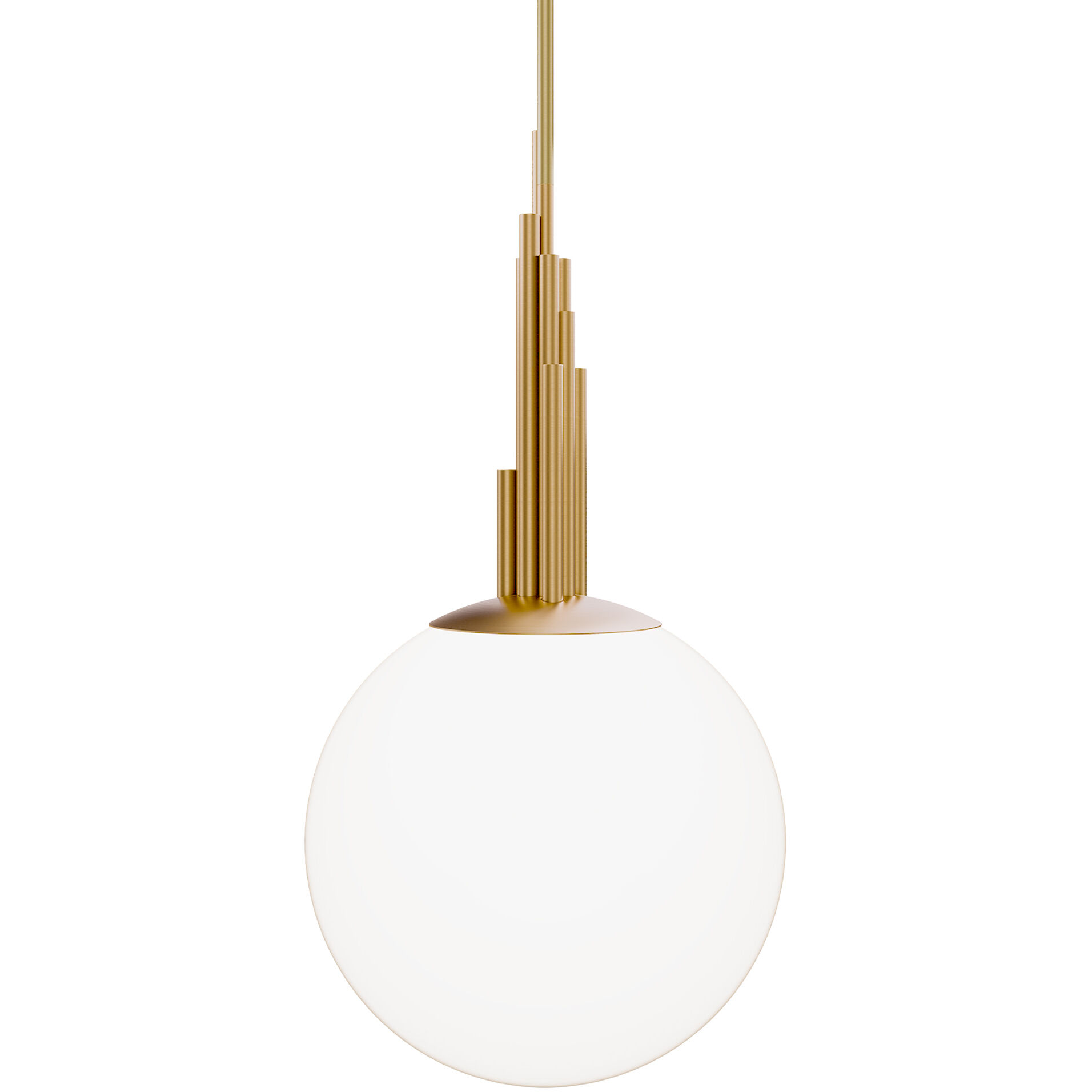 Sybil LED 13.75 inch Aged Brass Indoor Hanging Lighting Ceiling Light in 2700K