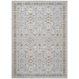 Presidential 98.42 X 59.84 inch Silver/Sage/Light Silver Machine Woven Rug in 5 x 8