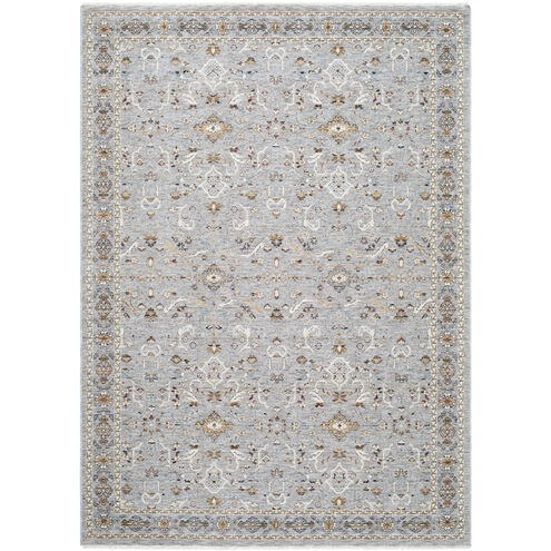 Presidential 98.42 X 59.84 inch Silver/Sage/Light Silver Machine Woven Rug in 5 x 8